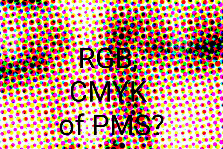gezicht in CMYK rasterpunten